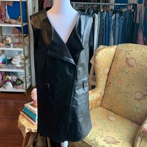 🤎Max Studio pleather dress